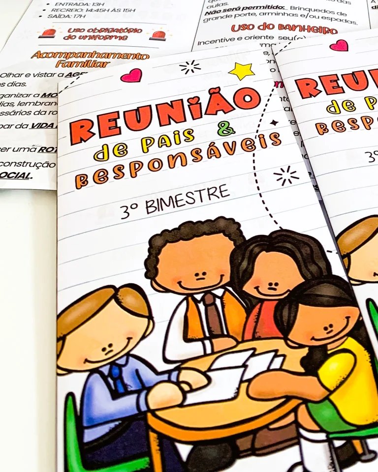 Folder Editável para Reunião de Pais — foto 2