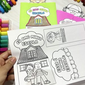 Lapbook - Minha Escola - Dia da Escola - Pedagogia de Ideias Lapbook - Minha Escola - Dia da Escola