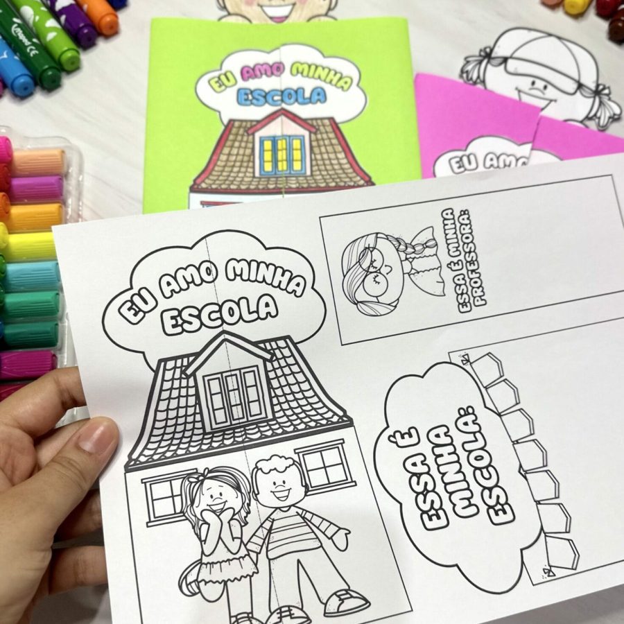 Lapbook - Minha Escola - Dia da Escola - Pedagogia de Ideias Lapbook - Minha Escola - Dia da Escola