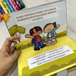 Livro 3D - O Dia da Escola - Dia da Escola - Pedagogia de Ideias Livro 3D - O Dia da Escola - Dia da Escola