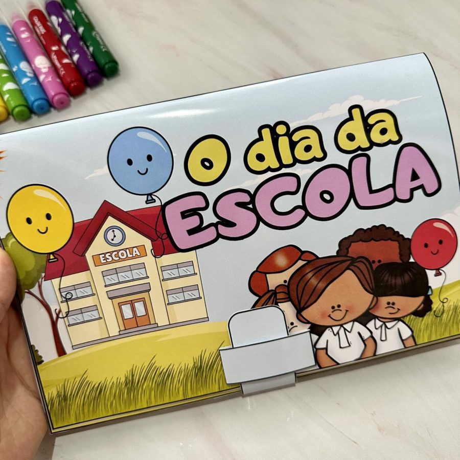 Livro 3D - O Dia da Escola - Dia da Escola - Pedagogia de Ideias Livro 3D - O Dia da Escola - Dia da Escola