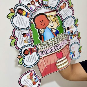 Luva Gigante "Nossos Combinados" - Apoio Visual - Pedagogia de Ideias Luva Gigante "Nossos Combinados" - Apoio Visual