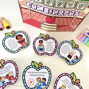 Luva Gigante "Nossos Combinados" - Apoio Visual