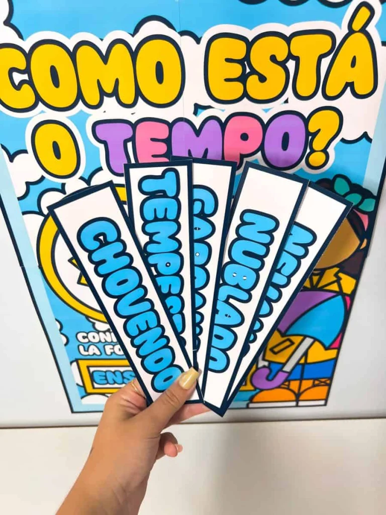 Painel Como Está o Tempo com 12 Folhas — foto 10