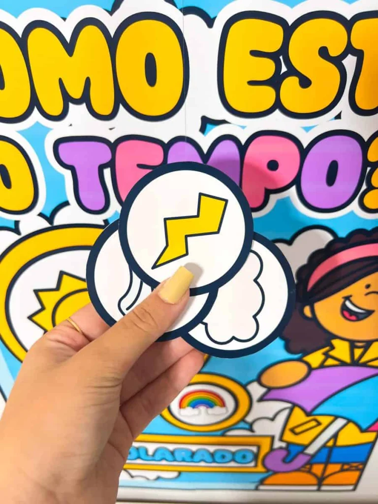 Painel Como Está o Tempo com 12 Folhas — foto 2