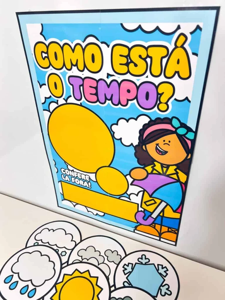 Painel Como Está o Tempo com 12 Folhas — foto 7