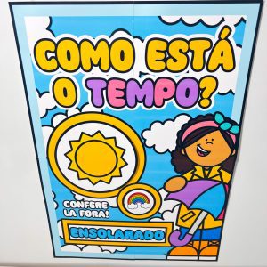 Painel - Como está o Tempo? - Apoio Visual - Pedagogia de Ideias Painel - Como está o Tempo? - Apoio Visual
