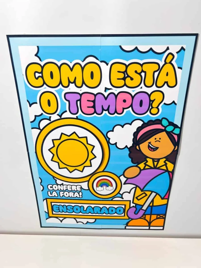 Painel Como Está o Tempo com 12 Folhas — foto 8