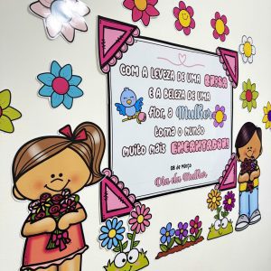 Painel e Lembrancinha Dia da Mulher - Dia Internacional da Mulher - Pedagogia de Ideias Painel e Lembrancinha Dia da Mulher - Dia Internacional da Mulher
