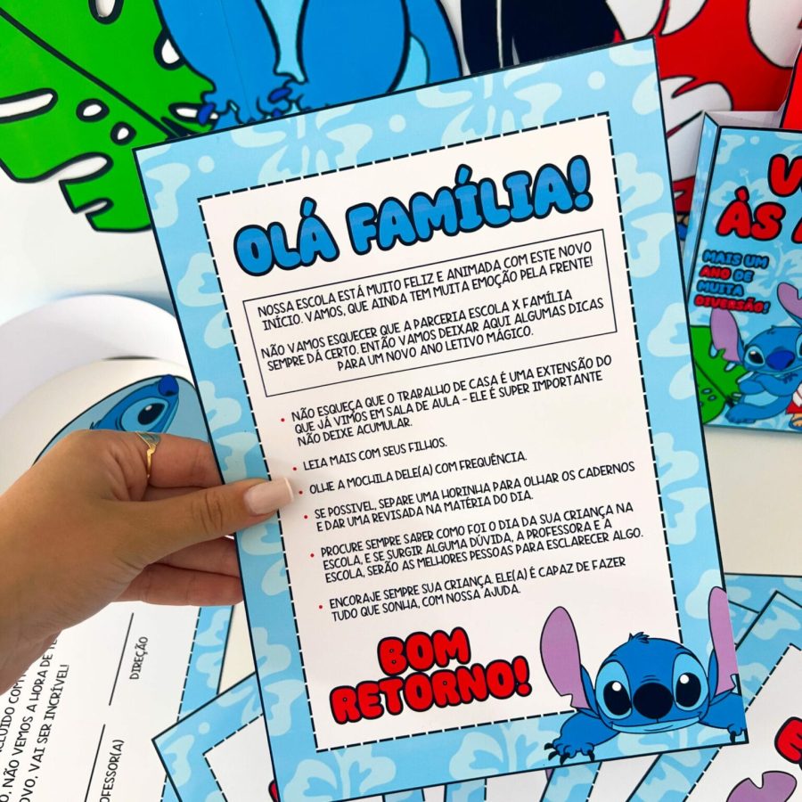 Volta às Aulas - Lilo & Stitch - Volta às Aulas - Pedagogia de Ideias Volta às Aulas - Lilo & Stitch - Volta às Aulas
