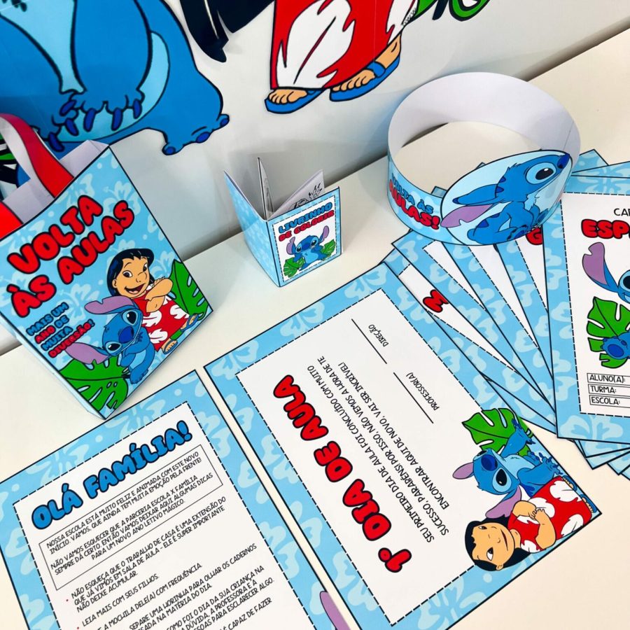 Volta às Aulas - Lilo & Stitch - Volta às Aulas - Pedagogia de Ideias Volta às Aulas - Lilo & Stitch - Volta às Aulas