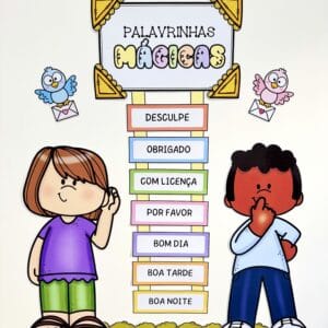 Painel Palavrinhas Mágicas