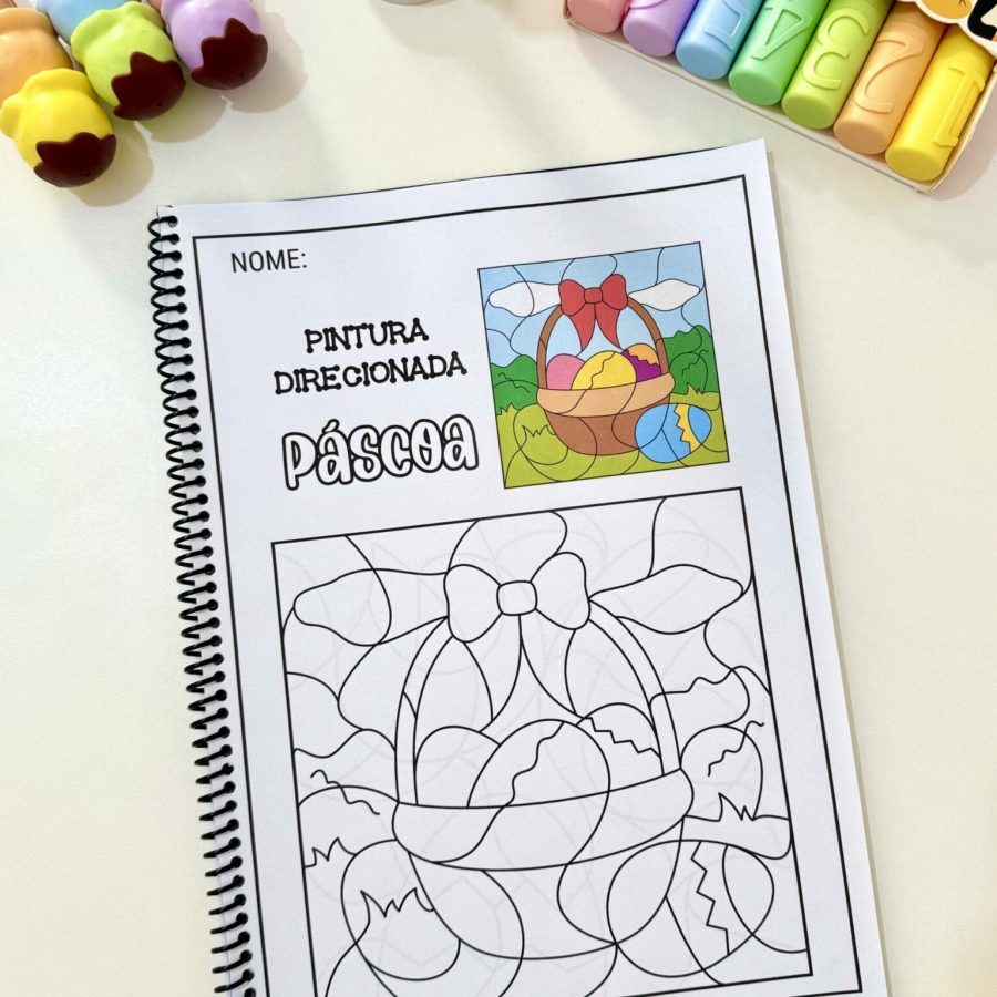 Apostila - Pintura Direcionada Páscoa - Páscoa - Pedagogia de Ideias Apostila - Pintura Direcionada Páscoa - Páscoa