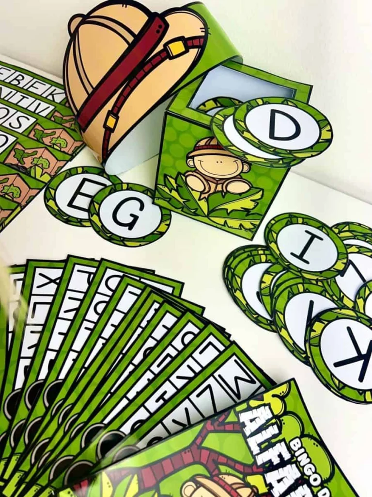 Bingo do Alfabeto Tema Safari — foto 10