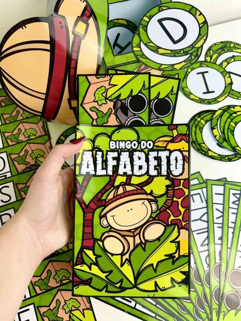 Bingo do Alfabeto Tema Safari — foto 4
