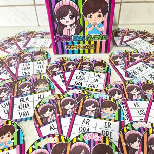 Bingo - Sílabas Complexas - Alfabetização