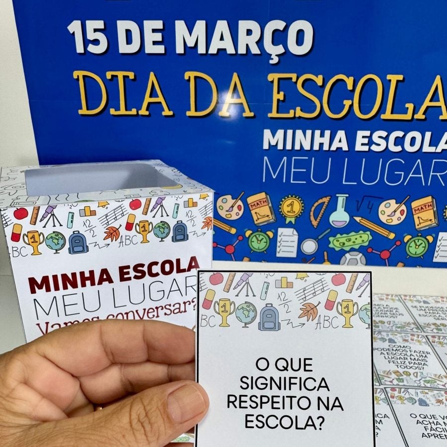 Caixa de Perguntas - Dia da Escola - Dia da Escola - Pedagogia de Ideias Caixa de Perguntas - Dia da Escola - Dia da Escola