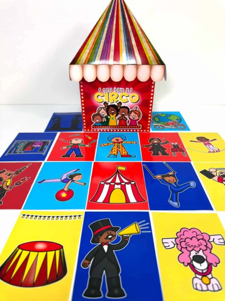 Caixa O Que Tem no Circo com Desenhos — foto 2