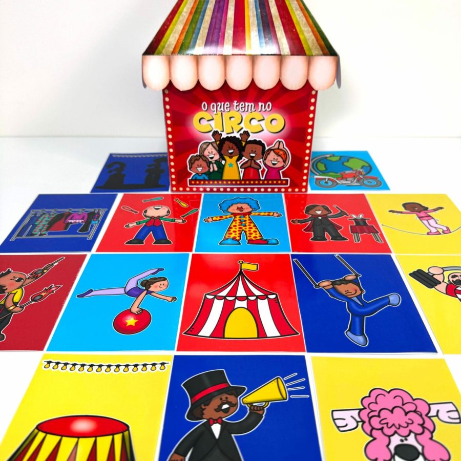 Caixa – O Que Tem No Circo (desenhos) - Dia do Circo - Pedagogia de Ideias Caixa – O Que Tem No Circo (desenhos) - Dia do Circo