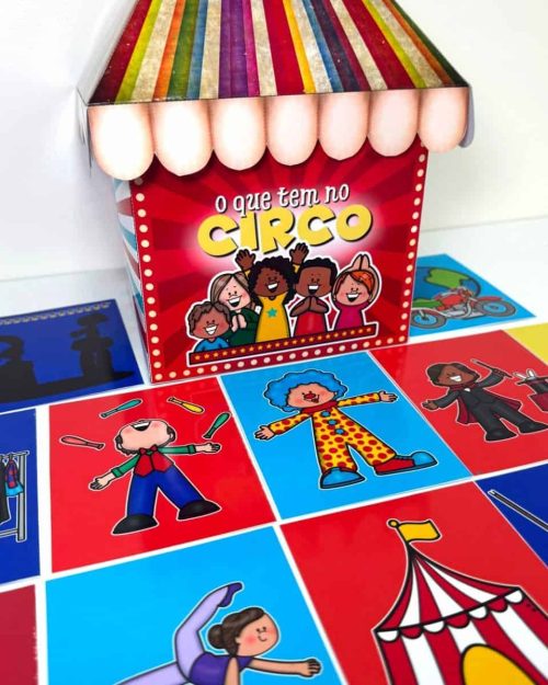 Caixa – O Que Tem No Circo (desenhos) - Dia do Circo