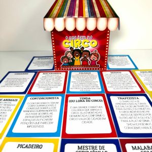 Caixa – O Que Tem No Circo (desenhos) - Dia do Circo - Pedagogia de Ideias Caixa – O Que Tem No Circo (desenhos) - Dia do Circo