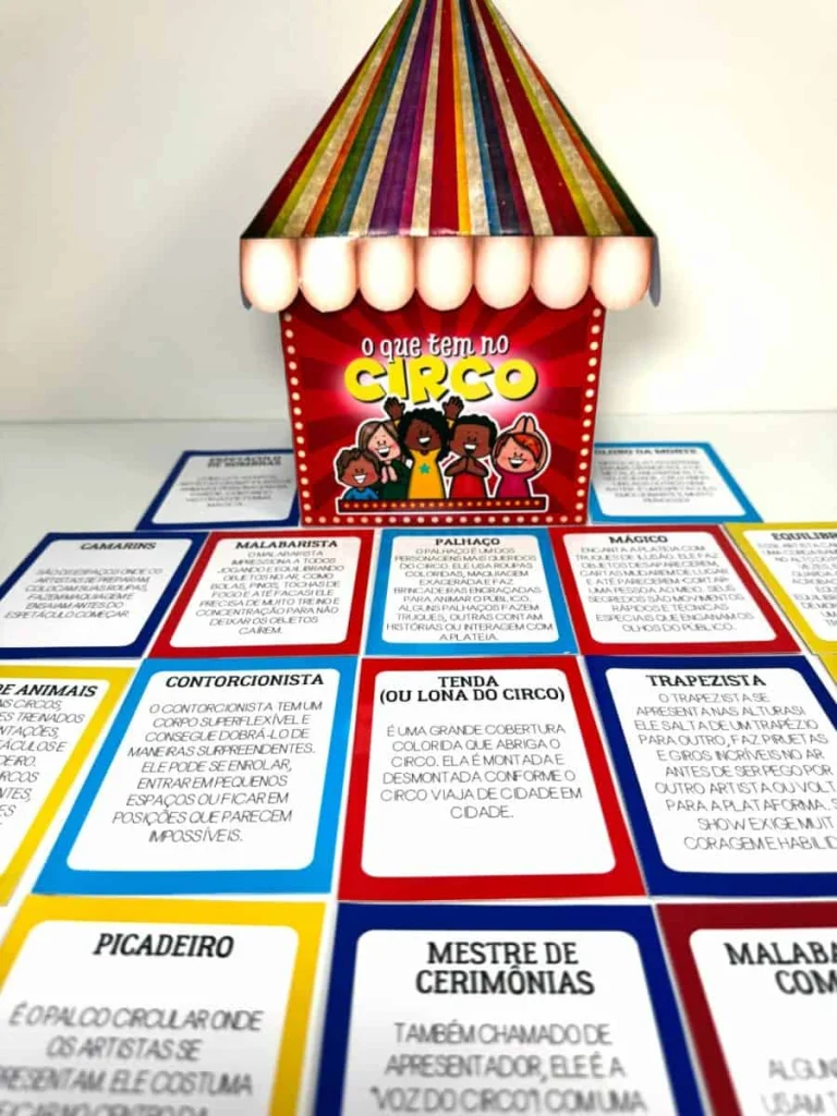 Caixa O Que Tem no Circo com Desenhos — foto 7