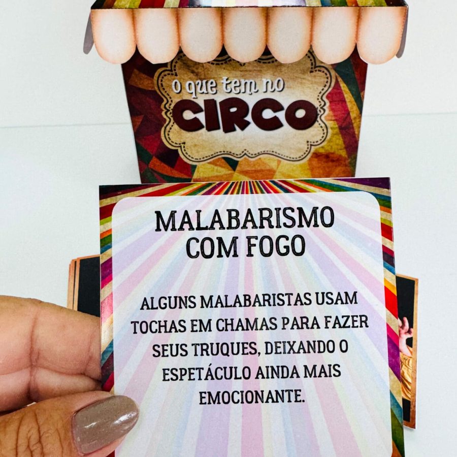 Caixa – O Que Tem No Circo (imagens) - Dia do Circo - Pedagogia de Ideias Caixa – O Que Tem No Circo (imagens) - Dia do Circo