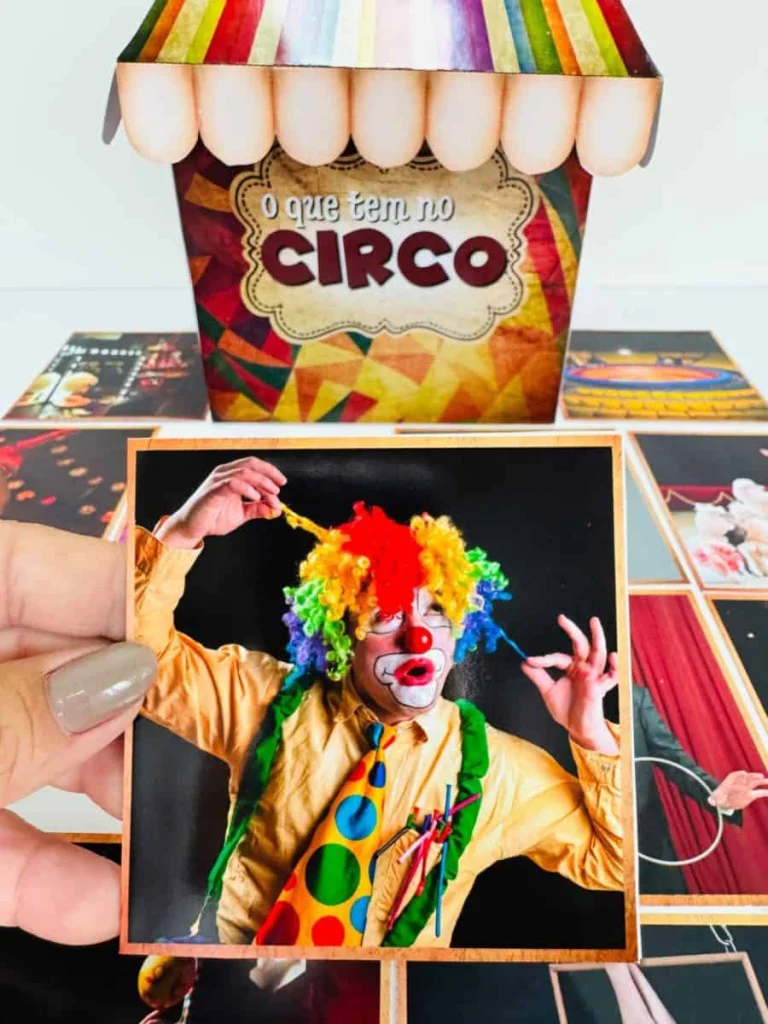 Caixa O Que Tem no Circo com Imagens — foto 5