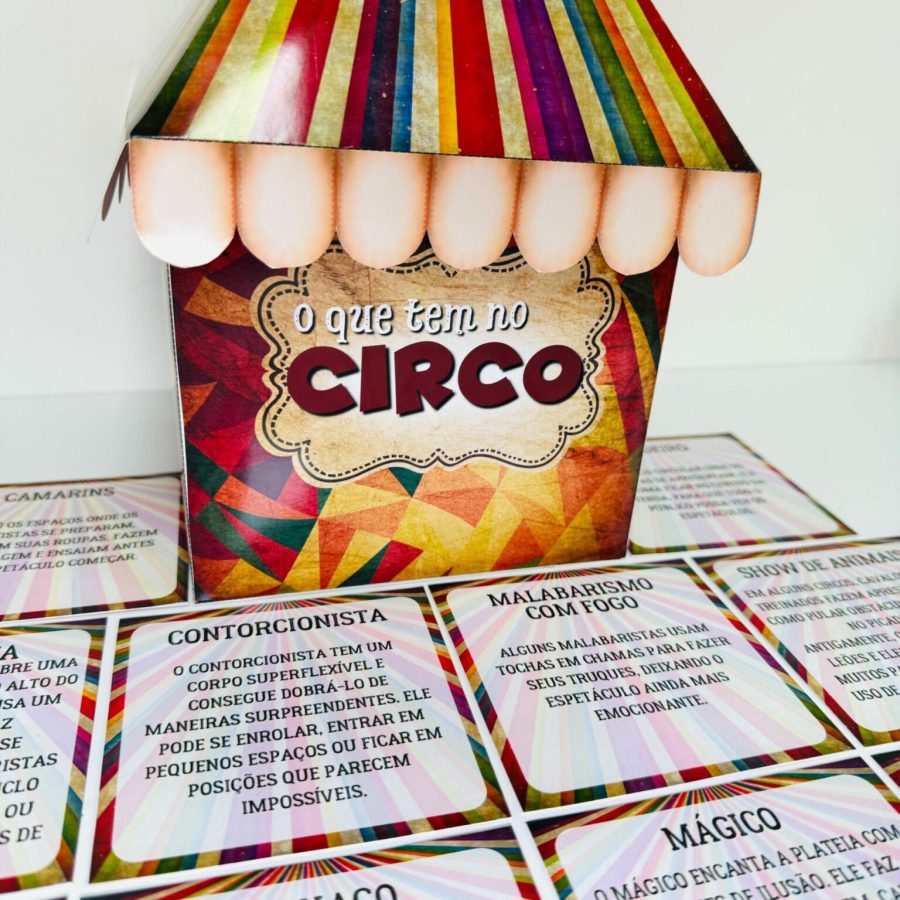 Caixa – O Que Tem No Circo (imagens) - Dia do Circo - Pedagogia de Ideias Caixa – O Que Tem No Circo (imagens) - Dia do Circo