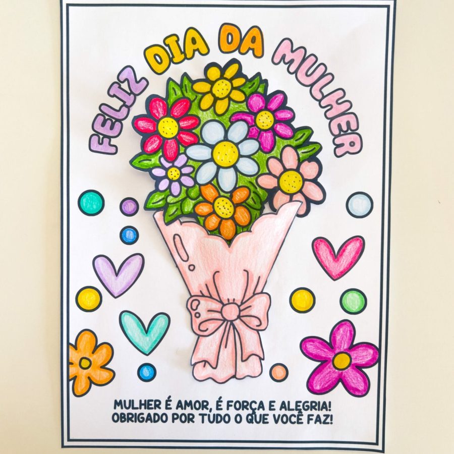 Cartão Dia da Mulher - Dia Internacional da Mulher