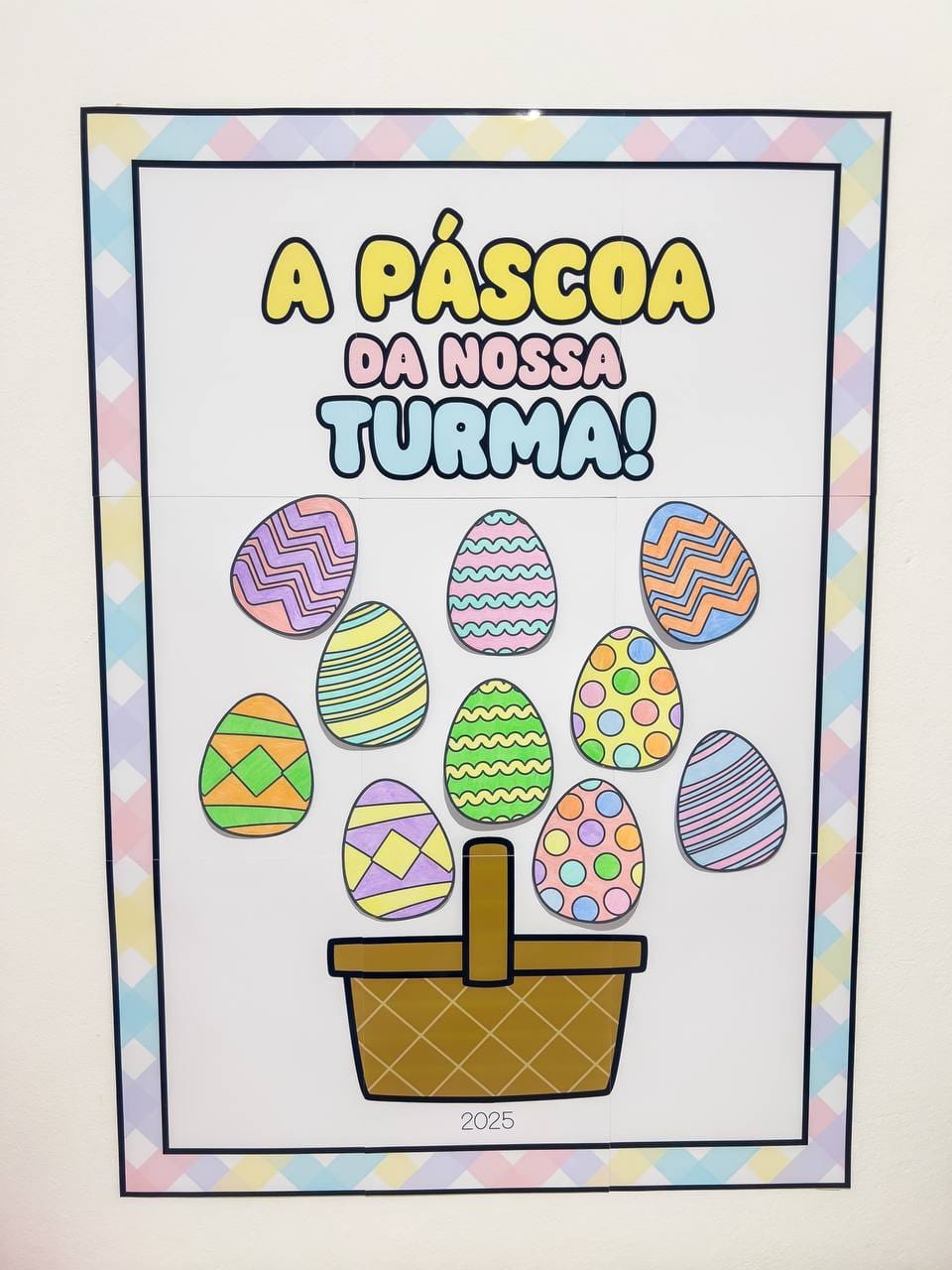 Cartaz A Páscoa da Nossa Turma - Páscoa