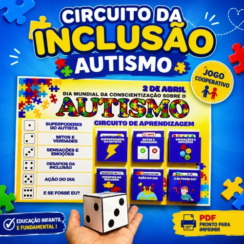 Atividades educativas sobre autismo e inclusão escolar.