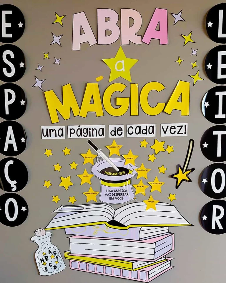 Decoração Espaço Leitor com Elementos Mágicos — foto 3