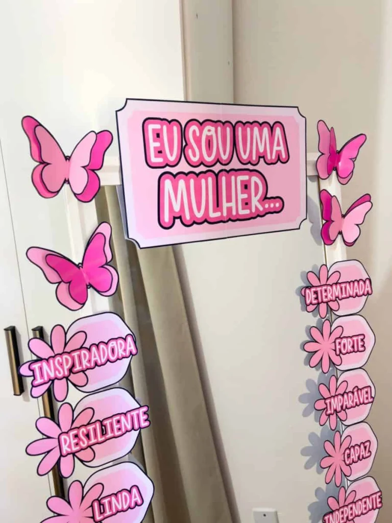Espelho com 16 Afirmações Femininas — foto 8