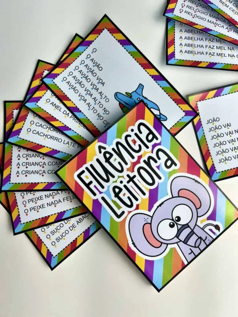 Cards de Fluência Leitora com 20 Desafios — foto 2