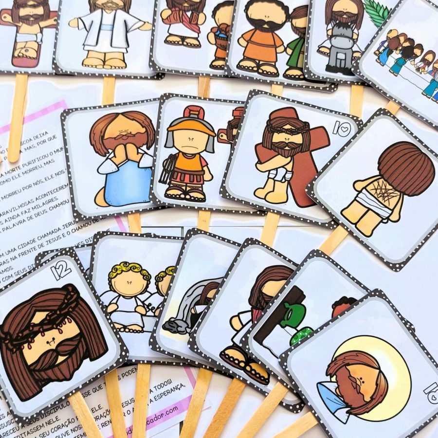 História da Páscoa no Palito - Páscoa - Pedagogia de Ideias História da Páscoa no Palito - Páscoa