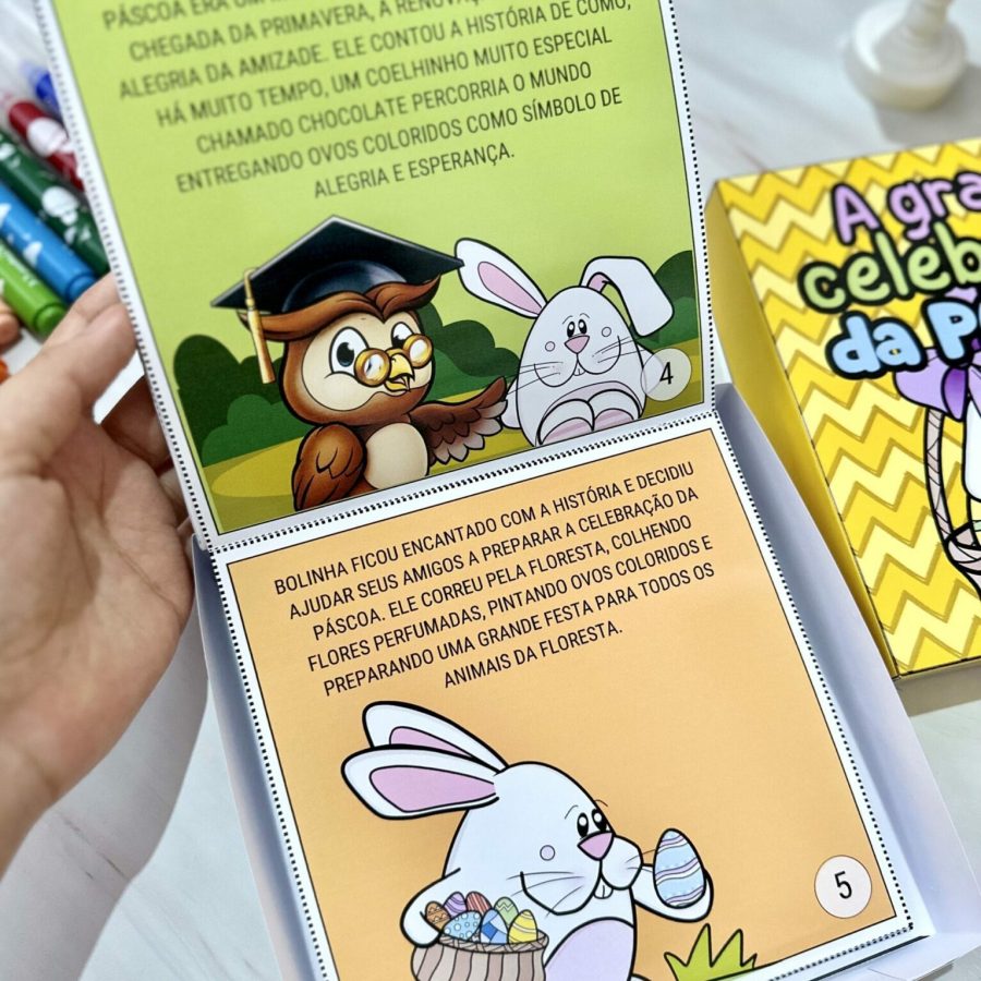 História na Caixa - A Grande Celebração da Páscoa - Páscoa - Pedagogia de Ideias História na Caixa - A Grande Celebração da Páscoa - Páscoa