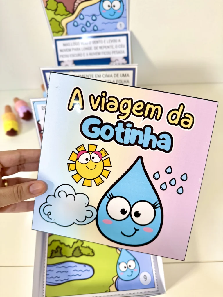 História na Caixa A Viagem da Gotinha — foto 2