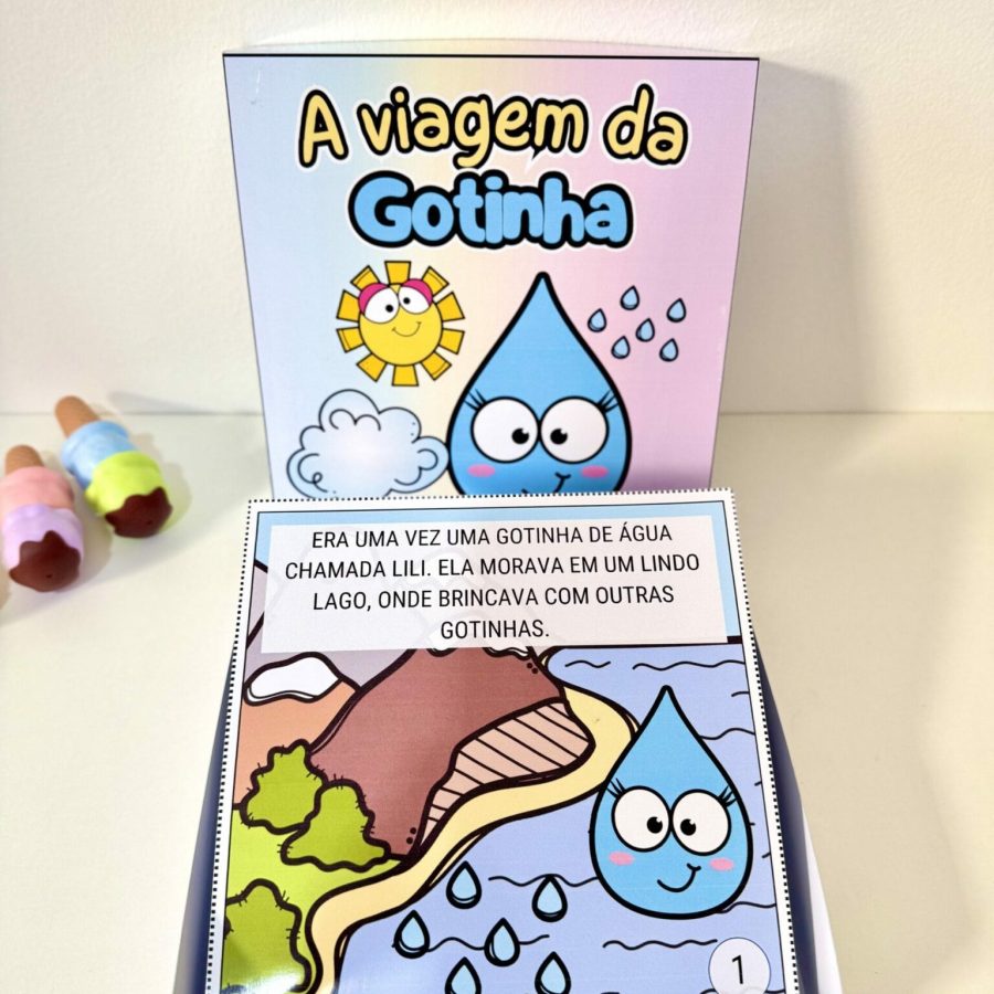 História na Caixa - "A Viagem da Gotinha" - Dia da Água - Pedagogia de Ideias História na Caixa - "A Viagem da Gotinha" - Dia da Água