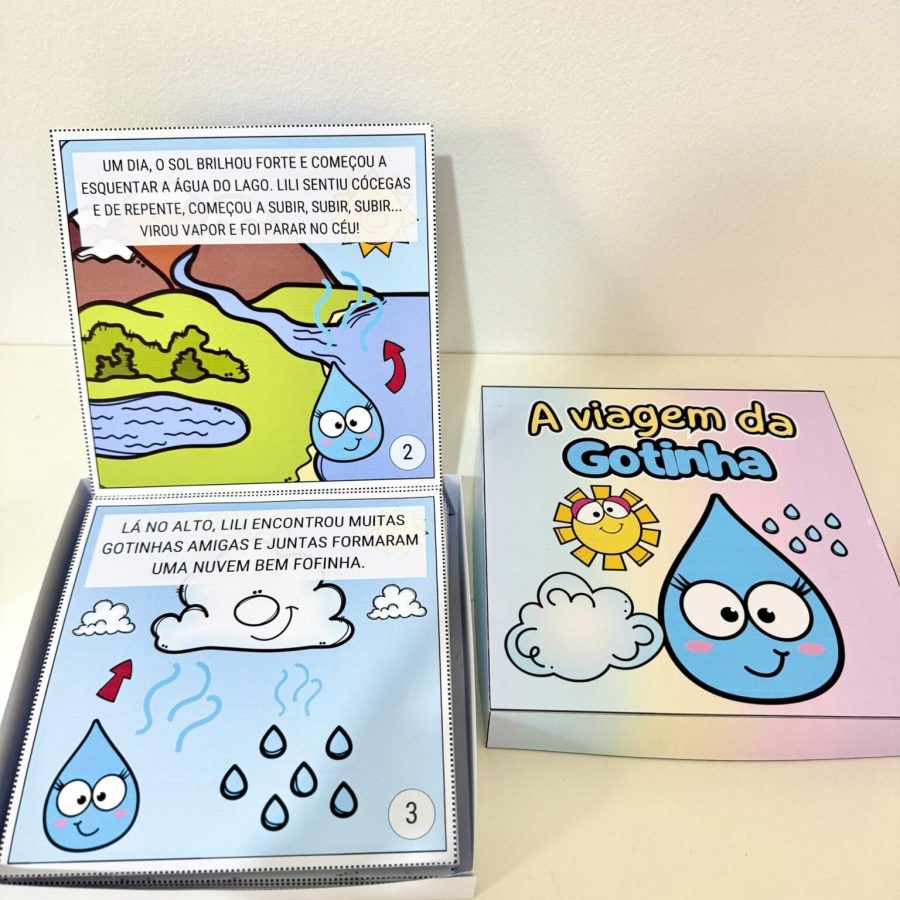História na Caixa - "A Viagem da Gotinha" - Dia da Água - Pedagogia de Ideias História na Caixa - "A Viagem da Gotinha" - Dia da Água