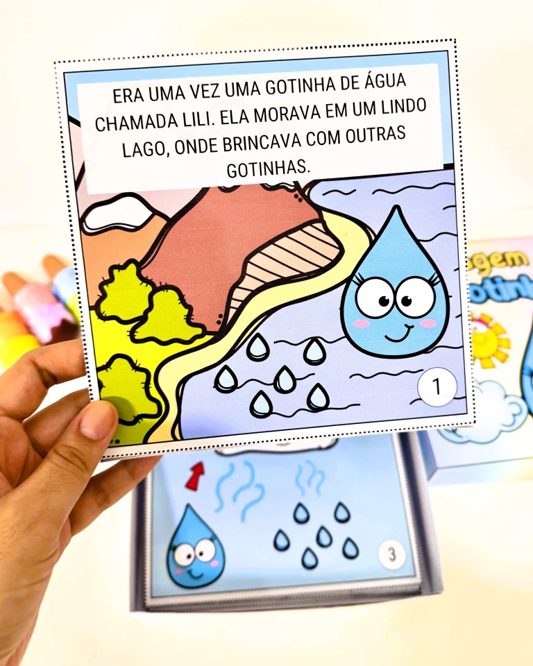 História na Caixa A Viagem da Gotinha — foto 13