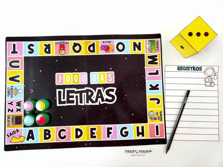 Jogo das Letras com Tabuleiro e Dado — foto 3