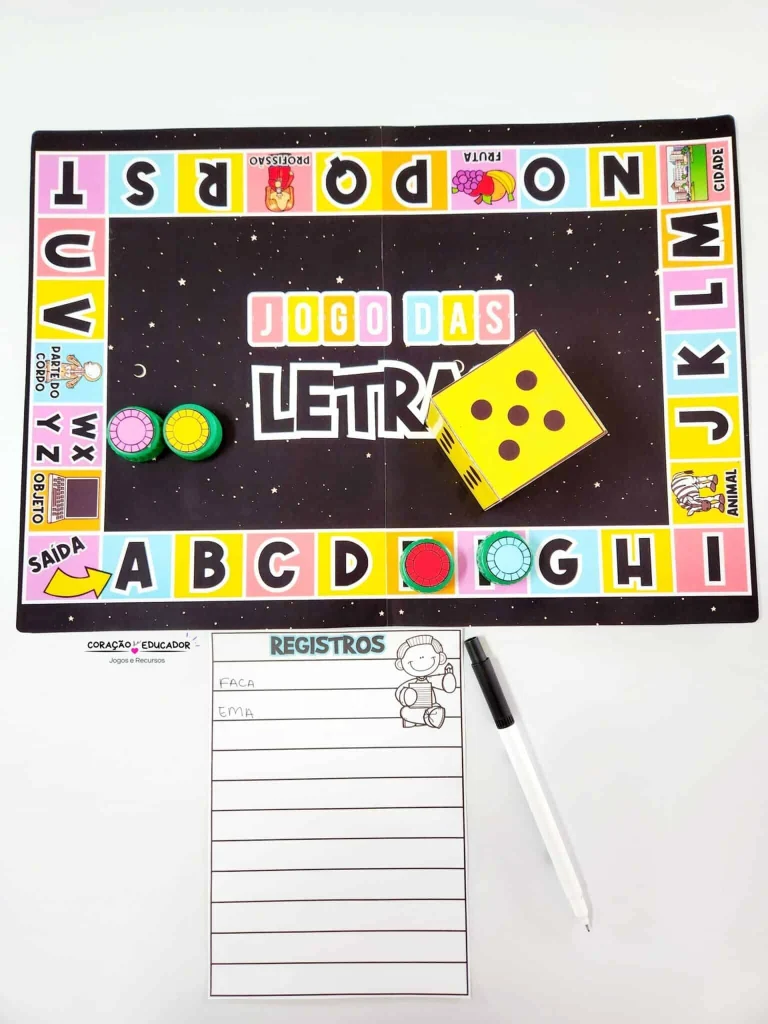 Jogo das Letras com Tabuleiro e Dado — foto 4