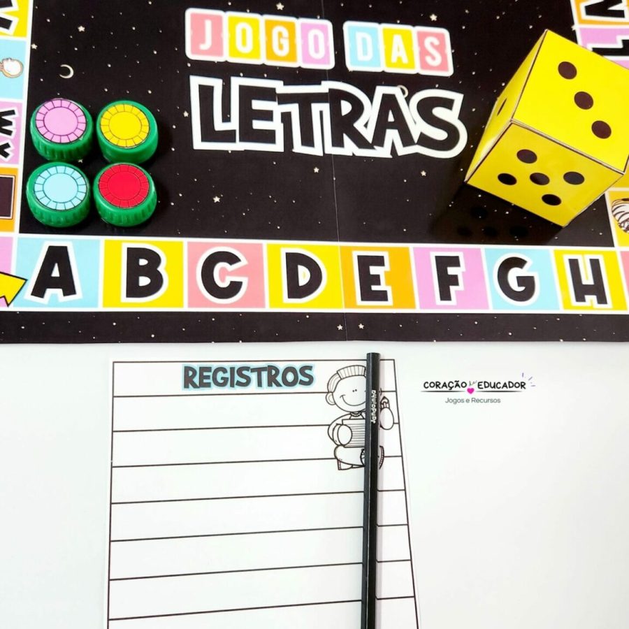 Jogo das Letras - Alfabetização - Pedagogia de Ideias Jogo das Letras - Alfabetização