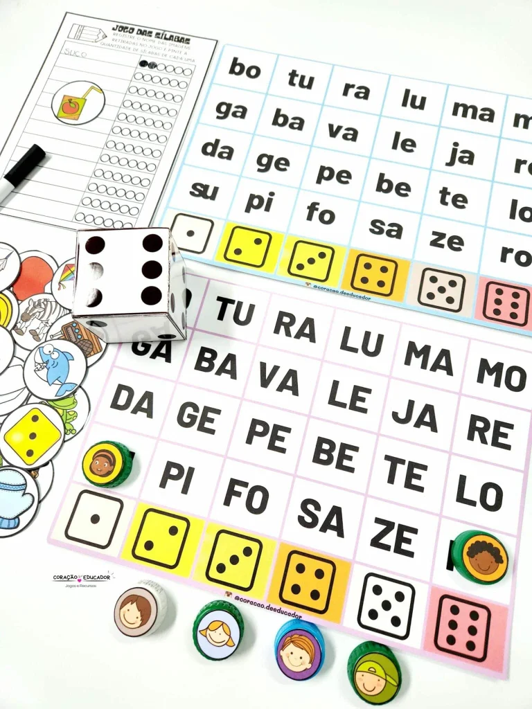 Jogo das Sílabas com Dois Tabuleiros — foto 2