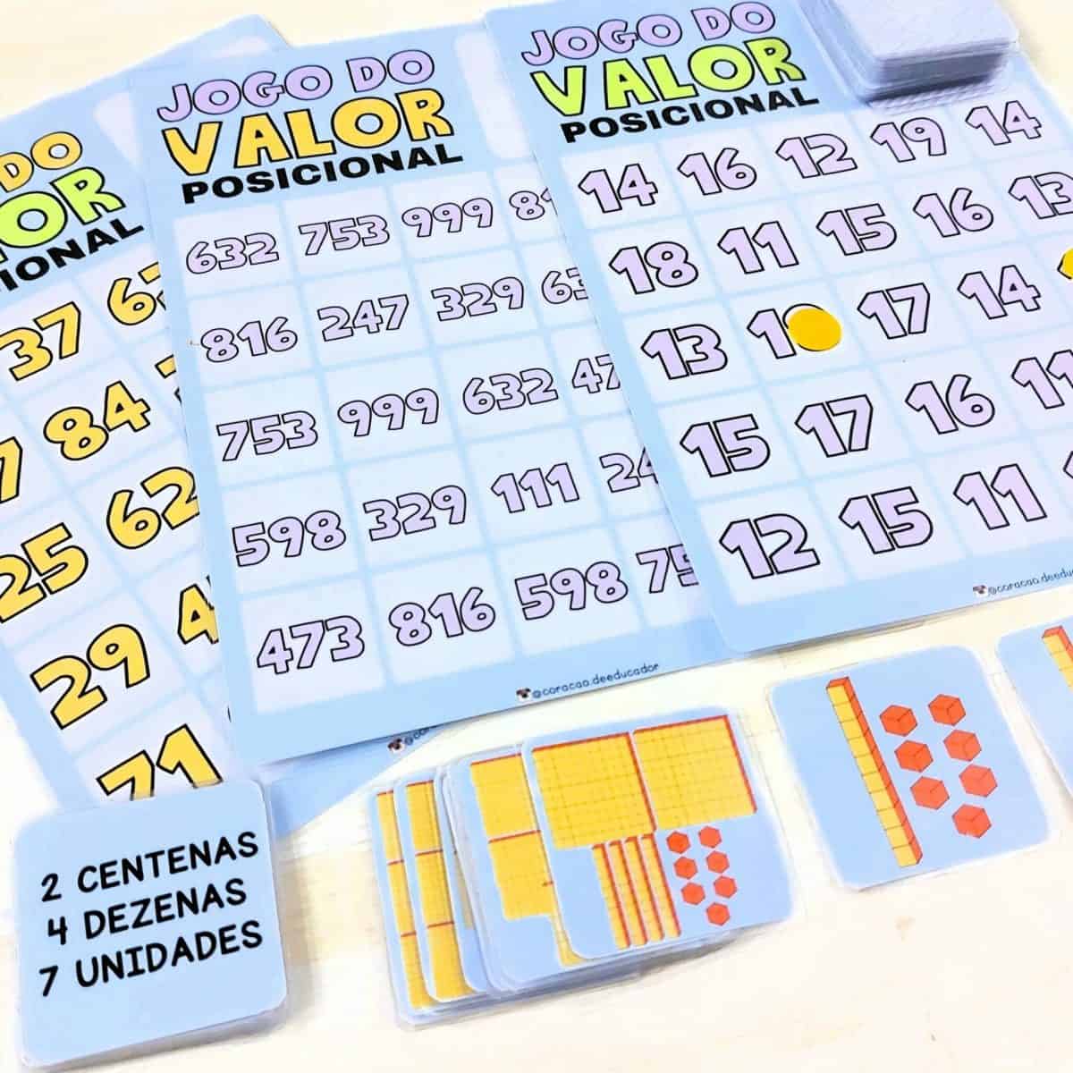 Jogo do Valor Posicional - Matemática