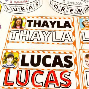 Kit "Analisando o Nome Próprio" - Alfabetização - Pedagogia de Ideias Kit "Analisando o Nome Próprio" - Alfabetização