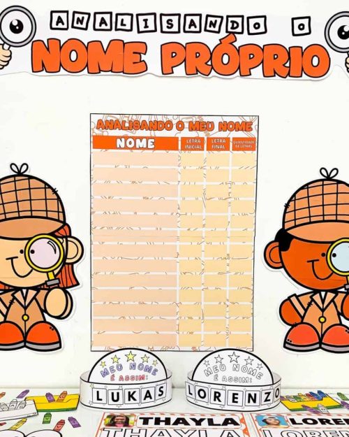 Kit "Analisando o Nome Próprio" - Alfabetização
