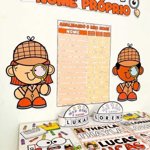 Kit "Analisando o Nome Próprio" - Alfabetização - Pedagogia de Ideias Kit "Analisando o Nome Próprio" - Alfabetização