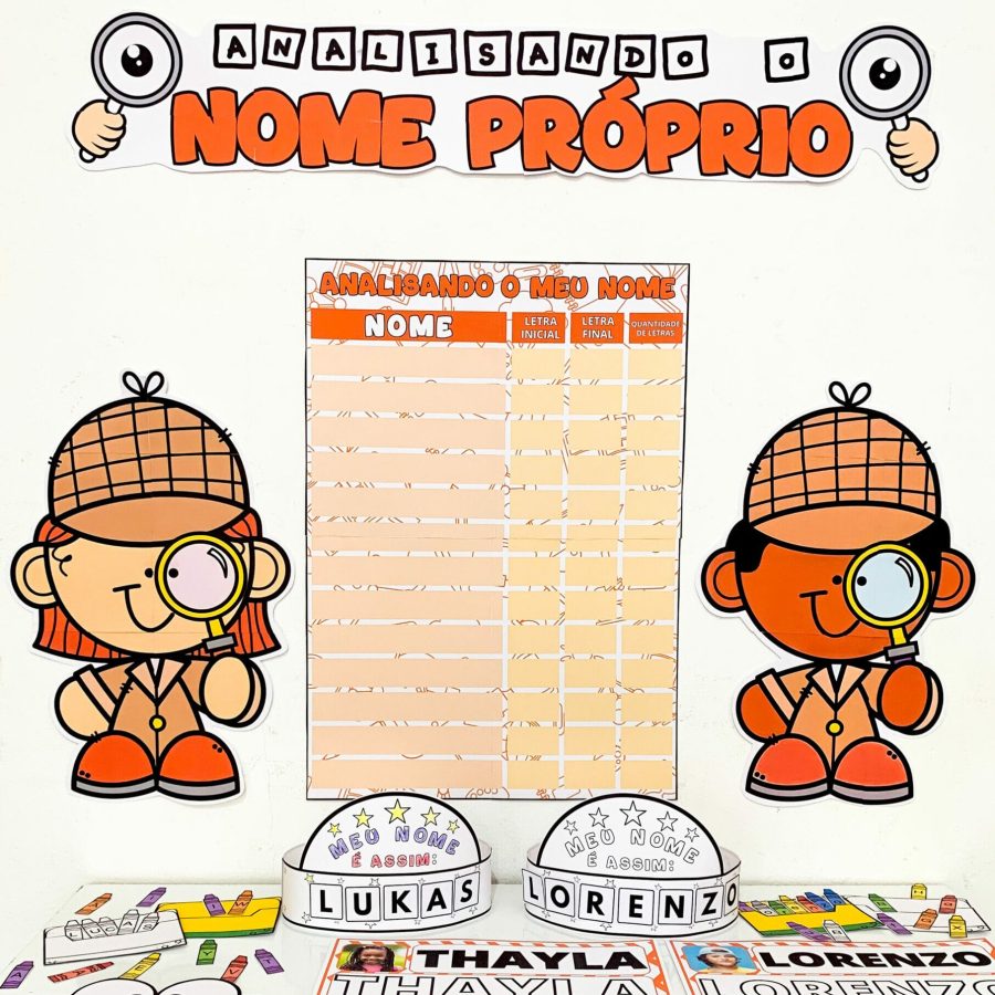 Kit "Analisando o Nome Próprio" - Alfabetização